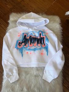 เสื้อฮู้ดครอปฤดูหนาวแบบปรับแต่งได้สำหรับผู้หญิง |   บริการจัดหาแบบ ODM |   ผ้าฟลีซฝ้ายแท้ 100% |   ตัวเลือกโลโก้ด้านหน้า |   เสื้อฮู้ดครอปสีขาว - Product Image 3