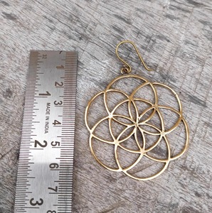 Pendientes de Latón Sin Níquel, Sin Plomo, Acabado Sólido, Precio de Fábrica al Por Mayor, Pendientes de Latón Personalizados - Product Image 3