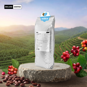 เมล็ดกาแฟอาราบิก้าแท้คั่วอ่อน 1 กก. ยี่ห้อมิลาโน่ คอฟฟี่ แพ็ค - Product Image 2