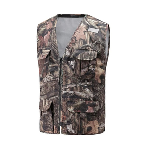 Wholesale Lightweight Breathable Soft Shell Hunting <b>Vest</b> with Tactical Design Multiple Pockets Custom Logo Print Options - Product Image 3