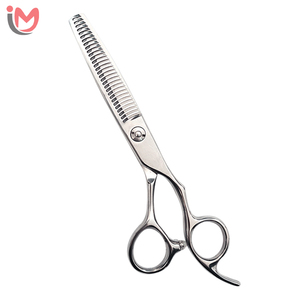 Ciseaux de barbier professionnels ergonomiques de haute qualité, ciseaux à cheveux noirs mats de 6 pouces, ciseaux de coiffure de salon - Product Image 4