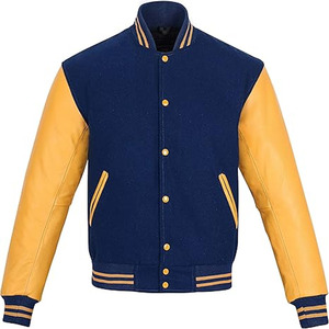 <b>Plus</b> <b>Size</b> College <b>Jackets</b> Wholesale Varsity <b>Jacket</b> Custom Logo Plain Letterman Varsity Men's <b>Jackets</b> - Product Image 1