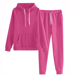 Conjunto Deportivo Informal con Logotipo Personalizado, Sudadera Corta con Capucha, Traje Deportivo de Dos Piezas para Mujer en Venta - Product Image 1