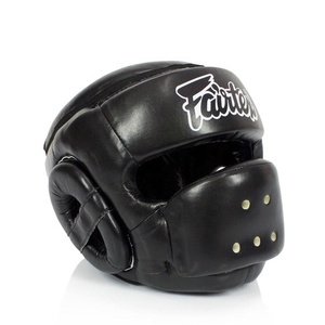 อุปกรณ์ป้องกันศีรษะสำหรับชกมวย Fairtex รุ่น Unique Style Air Flow คุณภาพสูง หนังแท้ ป้องกันใบหน้าเต็มรูปแบบ อุปกรณ์ฝึกซ้อม - Product Image 5