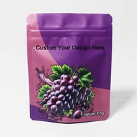 Sachet Doypack Personnalisé Imprimé avec Fermeture Ziplock, Qualité Alimentaire, Refermable, Stratifié, pour Stockage de Produits Secs et Snacks