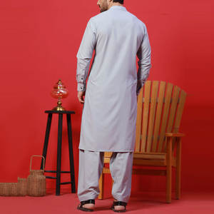 Costume Shalwar Kameez pakistanais personnalisé pour homme, élégant, en coton, pour l'hiver et l'été, vêtements ethniques de haute qualité, Bandhgala - Product Image 2