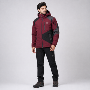 Veste imperméable coupe-vent pour homme, légère et respirante, idéale pour la randonnée en montagne et les activités de plein air. - Product Image 5