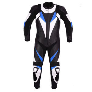 Meilleur fournisseur de combinaisons de course pour moto, design personnalisé, séchage rapide, vêtements de protection pour motards, combinaison de course en cuir de vachette. - Product Image 1