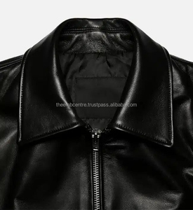 Chaqueta de lona resistente a prueba de viento con logotipo personalizado de alta calidad para hombre, chaqueta de abrigo de invierno a la moda con cuello levantado para hombre - Product Image 6