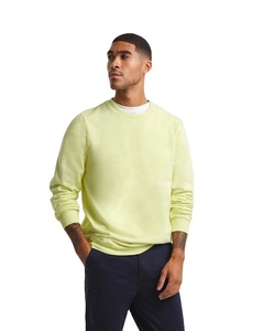 เสื้อสเวตเชิ้ตคอกลมแบบสวมใส่สบายสำหรับทุกเพศ ปี 2024 ผลิตตามสั่ง ผ้าฝ้ายออร์แกนิก 100% ทรงปกติ แขนปกติ ไหล่ตก แบบเรียบง่าย สำหรับฤดูหนาว - Product Image 1