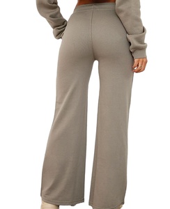 New Arrival Women's Plus Size Fleece Tracksuit Custom Logo Sweat Suit for Running Casual Wear Eco-Friendly Winter Sweatpants - Product Image 4