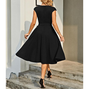 Custom Women's Elegant Designer Evening <b>Dress</b> Women V-Neck Long Sleeve Party Prom Banquet <b>Dresses</b> - Product Image 6