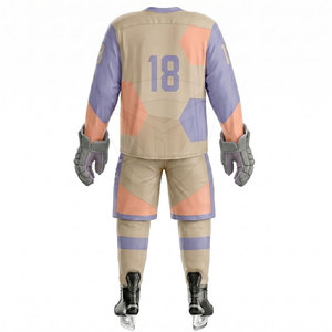 Uniforme de hockey sobre hielo para hombre, material de primera calidad, diseño ligero, ajuste cómodo para partidos de práctica y entrenamiento diario. - Product Image 2