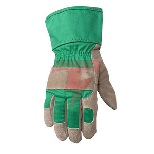 Gants de travail confortables en cuir résistants à la chaleur et aux coupures pour hommes, nouveau style, design personnalisé, faible MOQ, prix de gros - Product Image 2