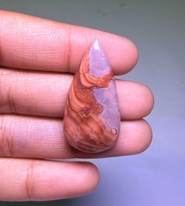 Cabochon en Agate Coton Naturel de Haute Qualité, Pierre Précieuse en Vrac pour la Fabrication de Bijoux - Product Image 3