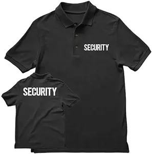 Camiseta polo de segurança uniforme de segurança de poliéster com logotipo personalizado de fabricação OEM, faça você mesmo