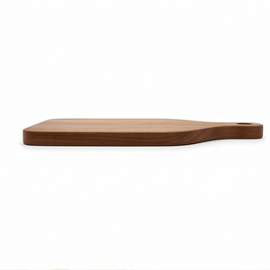 Handcrafted Teak Wood Cutting <b>Board</b> With Handle Elegant Wooden Serving Tray Paddle Shape Chopping <b>Board</b> For Kitchen And Charcute - Product Image 3