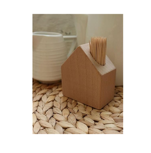 ที่ใส่ไม้จิ้มฟันแบบคลาสสิก ยี่ห้อ Mo Wooden เป็นมิตรกับสิ่งแวดล้อม พร้อมฝาปิดแบบถอดได้ สำหรับจัดเก็บบนโต๊ะในครัว - Product Image 6