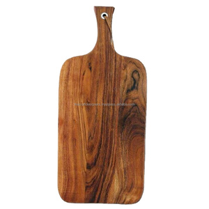 Tabla de cortar de madera de acacia real personalizada para uso en la cocina y tabla de cortar multiusos, accesorios de cocina. - Product Image 1