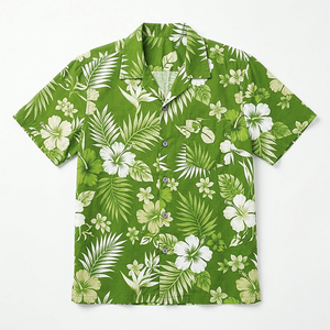 OEM Hawaiian <b>Shirt</b> Factory Custom Sublimation Aloha <b>Shirts</b> Tropical Floral Print Summer <b>Beach</b> <b>Shirts</b> for Resort Travel and Logo - Product Image 6