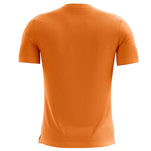 Piped <b>Edge</b> Soccer Jersey Unisex Line Detail Custom Breathable Polyester Short Sleeve Pullover - Product Image 6