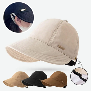 Sombrero de Sol Unisex para Verano, Viajes al Aire Libre, Playa, Protección UV, Gorra de Béisbol Deportiva, Visera Grande Ajustable - Product Image 5