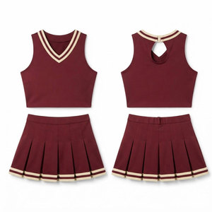 Crop top uniforme de cheerleading, design personnalisé, vêtements d'équipe, sublimation, vêtements de sport, fabricant en gros - Product Image 1