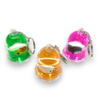 Porte-clés Souvenir Amusant Personnalisable avec Logo, en Acrylique Liquide Flottant, Thème Parc Marin, Imprimé UV Multicolore, Forme 3D Durable