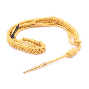 Aiguillette avec deux pointes plaquées or, couleur or, accessoires pour aiguillette - Product Image 1