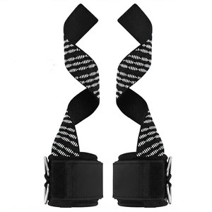Sangles de musculation en néoprène rembourrées de haute qualité avec poignée flexible, sangles en velcro réglables, sangles en coton, taille personnalisée - Product Image 6