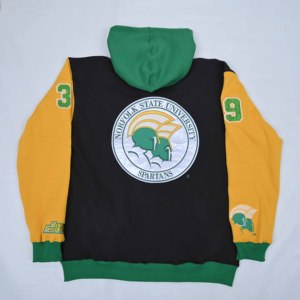 Premium Custom Wholesale Cotton Fleece <b>Zip</b>-<b>Up</b> Hoodie for Men with Front Embroidery and Back Applique Casual Style - Product Image 5