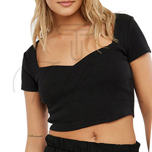 Top Corto de Mujer Elegante de Alta Calidad al por Mayor, Último Diseño de Top Corto de Mujer para Venta en Línea - Product Image 5