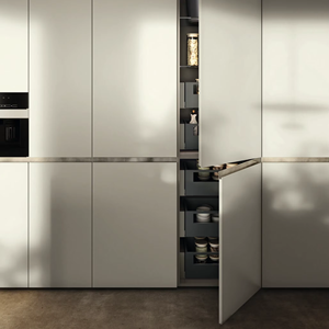 JY Project Custom High Quality Vietnam Modern MDF Eco-Friendly Easy Clean Multi-Functional Kitchen Cabinet Modular RTA European - Product Image 3