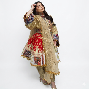 Antique Afghan Kuchi Vintage <b>Dresses</b> Banjara Lace Embroidery Floor Length Long Sleeves Formal Afghan Kuchi <b>Dresses</b> For Women - Product Image 1