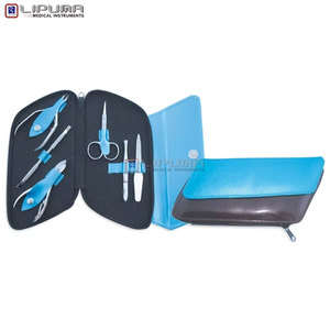 Buy Premium Custom Travel Friendly Black Case Manicure Pedicure <b>Set</b> High Quality Stainless Steel <b>Nail</b> Grooming Kit - Product Image 6