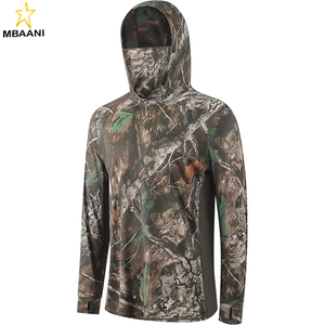 Men's <b>Camo</b> Hoodie Hunting Shirts with Separate Mask UPF 50+ Long Sleeve Fishing Sweatshirt Camp - Product Image 1