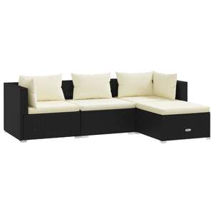 Conjunto de Muebles de Jardín en Negro y Crema - Product Image 2