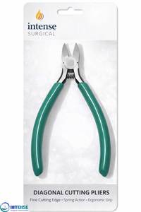 Alicates de Corte Diagonal, Cortadores de Alambre, Herramienta de Reparación, Acero Inoxidable Verde para Joyería - Product Image 3