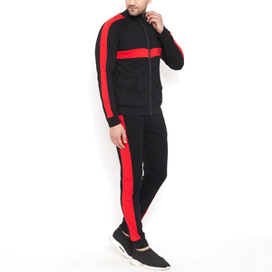 Conjunto Deportivo BASRA SPORTS para Hombre, Chaqueta con Cierre Frontal, Pantalones Deportivos con Cintura Elástica, Transpirable, Poliéster/Algodón, para Correr en Invierno - Product Image 5