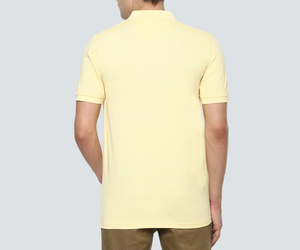 เสื้อโปโลสีเหลืองอ่อนแขนสั้นสำหรับผู้ชาย คลาสสิก สบายๆ ผ้าฝ้าย รับสกรีนโลโก้ เสื้อกอล์ฟ ชุดกีฬา เสื้อยูนิฟอร์มสำหรับผู้ชาย - Product Image 5