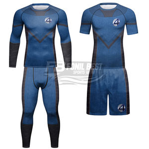 Fournisseur d'usine – Nouveau Rash Guard à Col Montant pour Homme, Séchage Rapide, Compression, Manches Longues, Respirant, Écologique, Haute Qualité - Product Image 5
