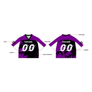 Uniforme de Fútbol Americano de Malla Personalizado para Adultos, Uniforme de Equipo Sublimado, Jersey de Entrenamiento de Rugby, Sudadera de Manga Corta - Product Image 2