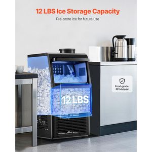 "Commercial <b>Ice</b> <b>Maker</b> Machine 70lbs/24H <b>Ice</b> <b>Maker</b> Machine 12lbs Storage Capacity 36 <b>Ice</b> Cubes 15 Minutes LED Digital <b>Ice</b> <b>Maker</b>" - Product Image 3