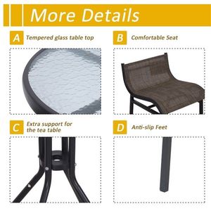 Set Bistrot da Esterno per Arredamento Patio - Product Image 3