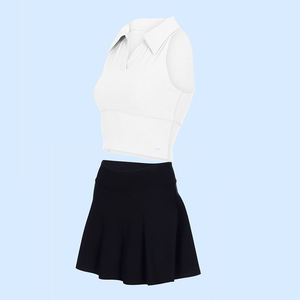 Women Sleeveless Sports Tennis Skirt Soft Nylon Golf Athleisure <b>Dress</b> Active Wear Loose Tennis <b>Dress</b> Made By TRIOTAKE INDUSTRY - Product Image 3