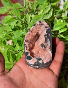 Vente en gros de belles grappes de pierres d'apophyllite minérale naturelle, spécimens de cristal de quartz zéolite indienne pour la décoration - Product Image 6