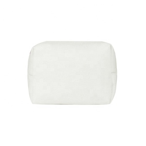 Bolsa de Maquillaje de Lona con Logotipo Personalizado, Cierre Plateado, Algodón Natural Reciclado, Bolsa de Regalo, Accesorio de Moda Elegante - Product Image 3
