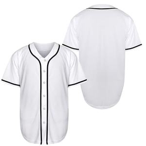 OEM Custom Sublimated Breathable Printed Baseball Jersey Black <b>Red</b> Full Sleeve Shirt with Blank Pattern Plus Size Thick Design - Product Image 3