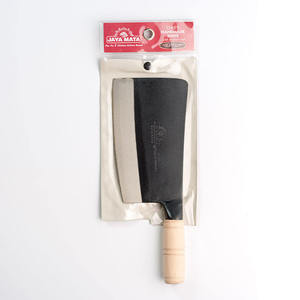 Cuchillo de Cocina Estilo Japonés JAYA MATA de 7 Pulgadas, Acero al Carbono, Acabado Satinado, Hoja Forjada, Mango de Madera, para Carne y Verduras, Uso Diario - Product Image 6