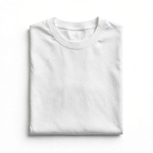 T-shirt à manches courtes col rond pour homme, couleur personnalisée, coupe classique, 100 % coton jersey tricoté, couleur unie, design vierge, décontracté - Product Image 4